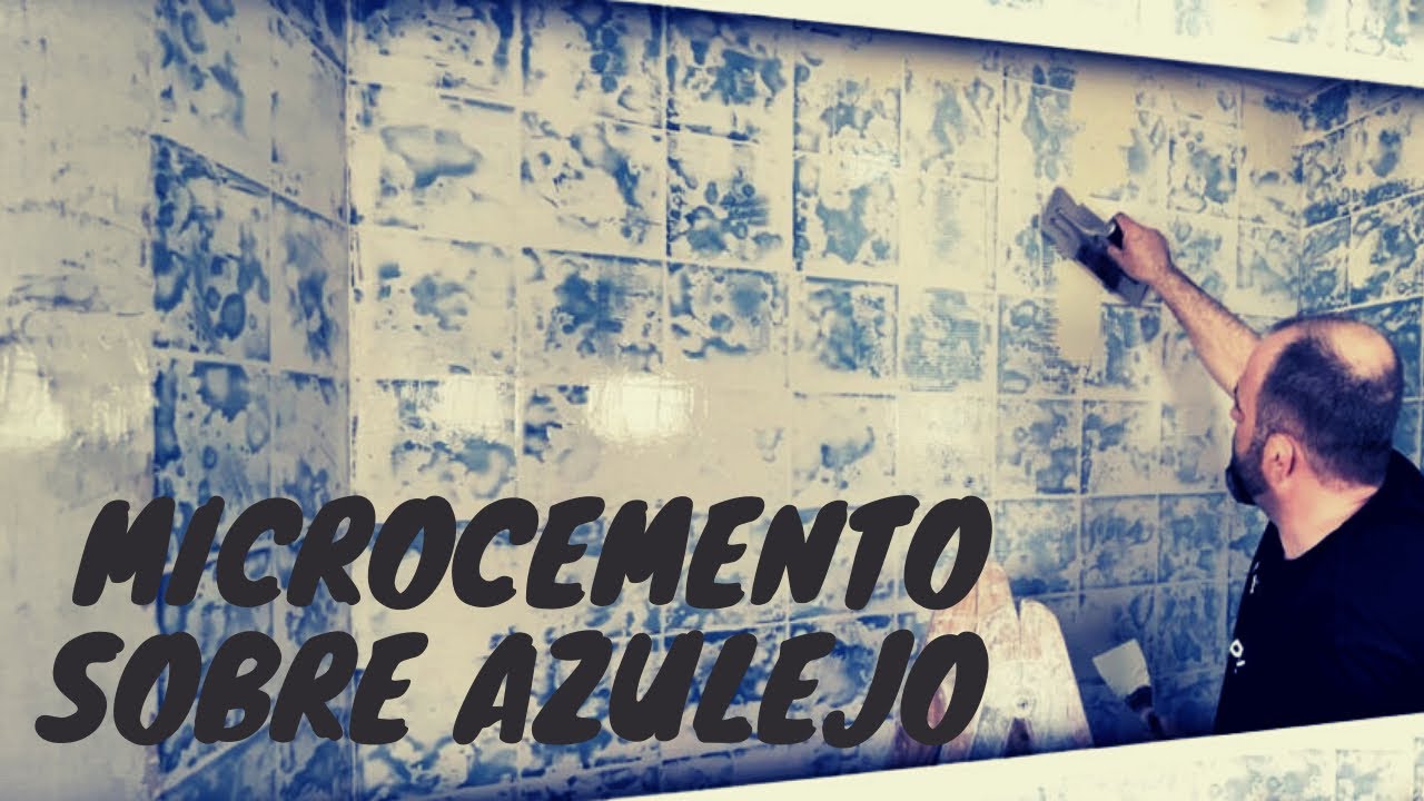 Cómo aplicar microcemento sobre azulejos paso a paso
