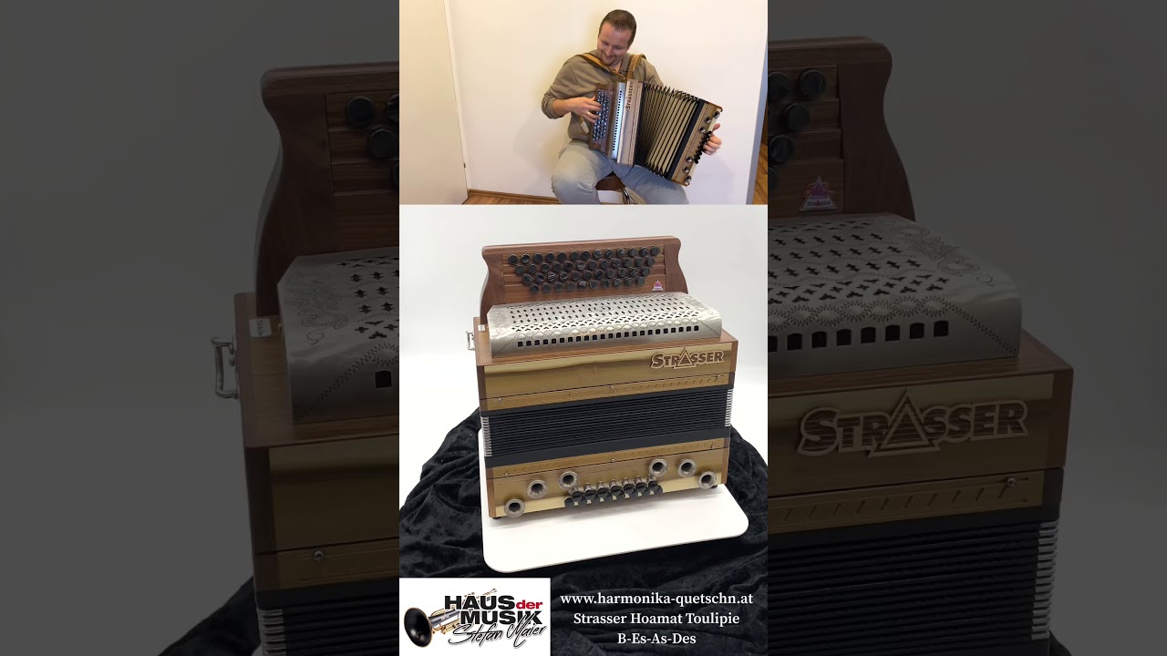 Strasser Hoamat Harmonika Quetschn Toulipie B Es As Des