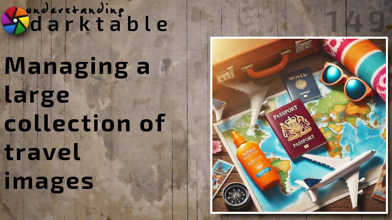 darktable ep 149 - Managing a large collection of travel images