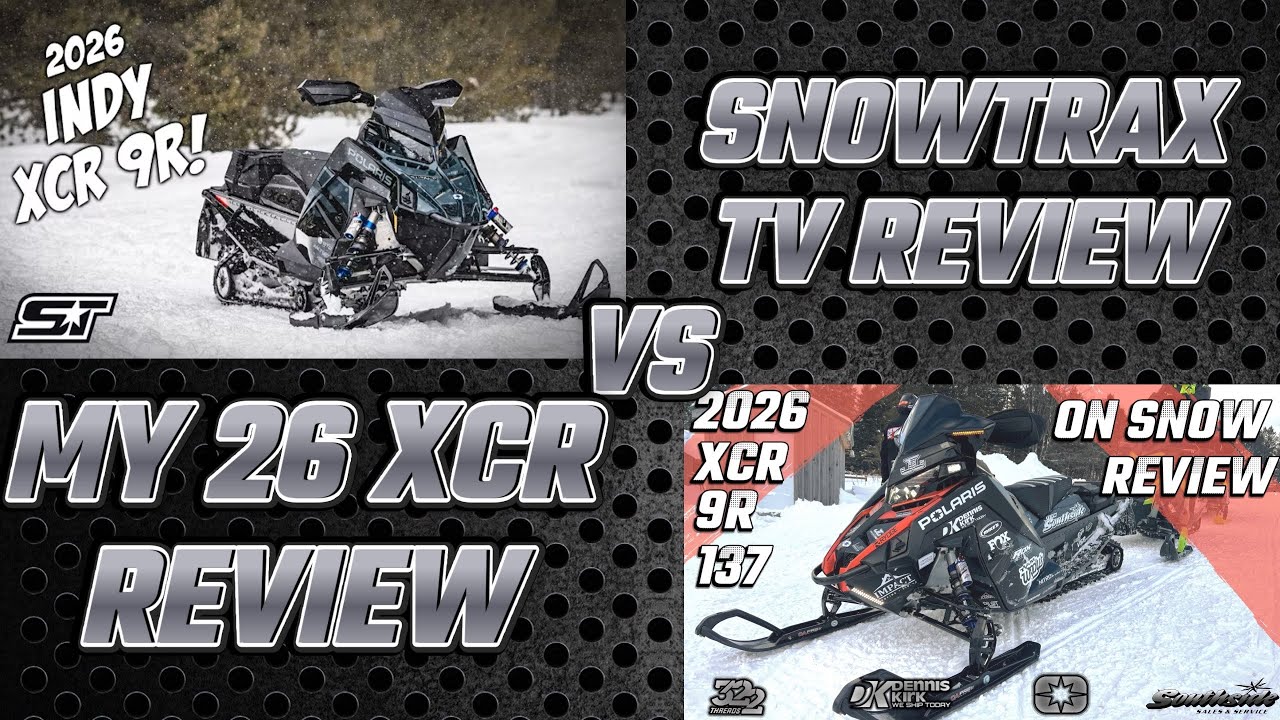 Обзор SNOWTRAX TV и мой обзор Polaris Indy XCR 9R 137 2026 года | Разные мнения о подвеске!
