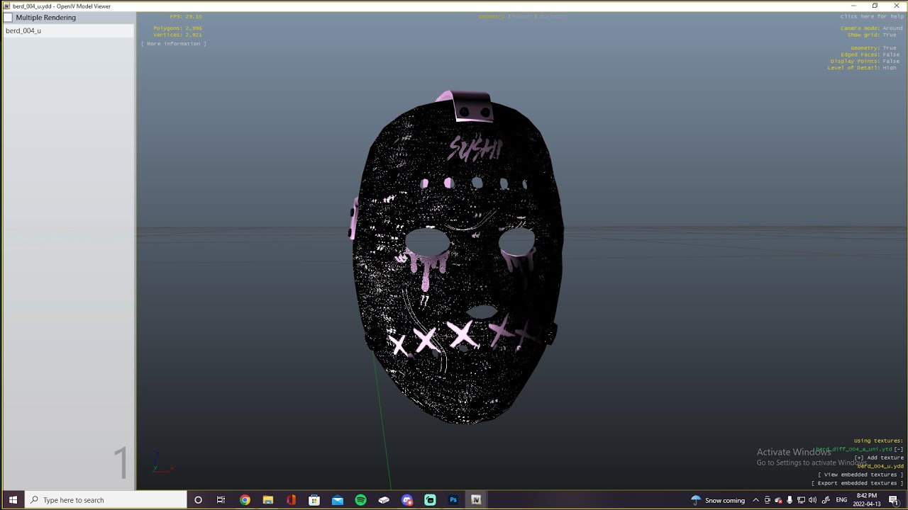 How to make a Mask FiveM with templates