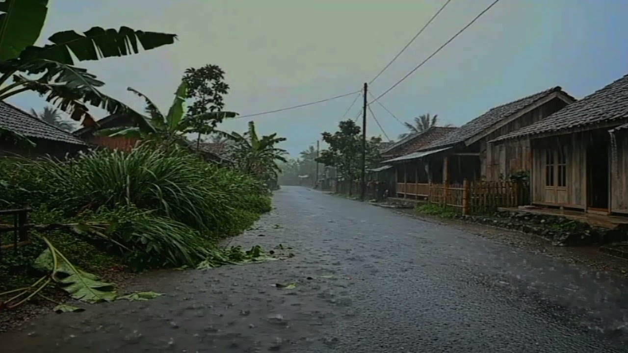 Heavy rain and strong winds in the village will definitely make your insomnia disappear