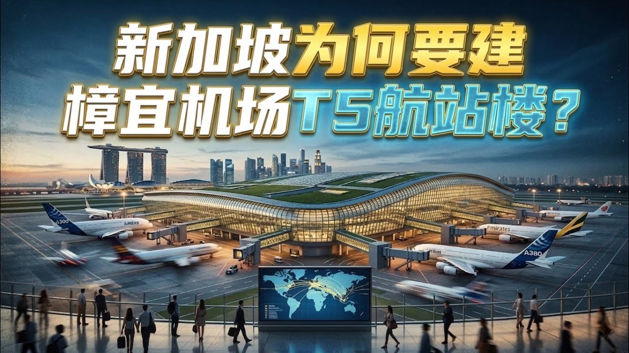 新加坡为何要建樟宜机场T5航站楼？| 越南隆城+泰国东部走廊：樟宜枢纽遭夹击 | 当中转不再必要：T5如何守住新加坡作为全球节点？新加坡用T5押注效率护城河