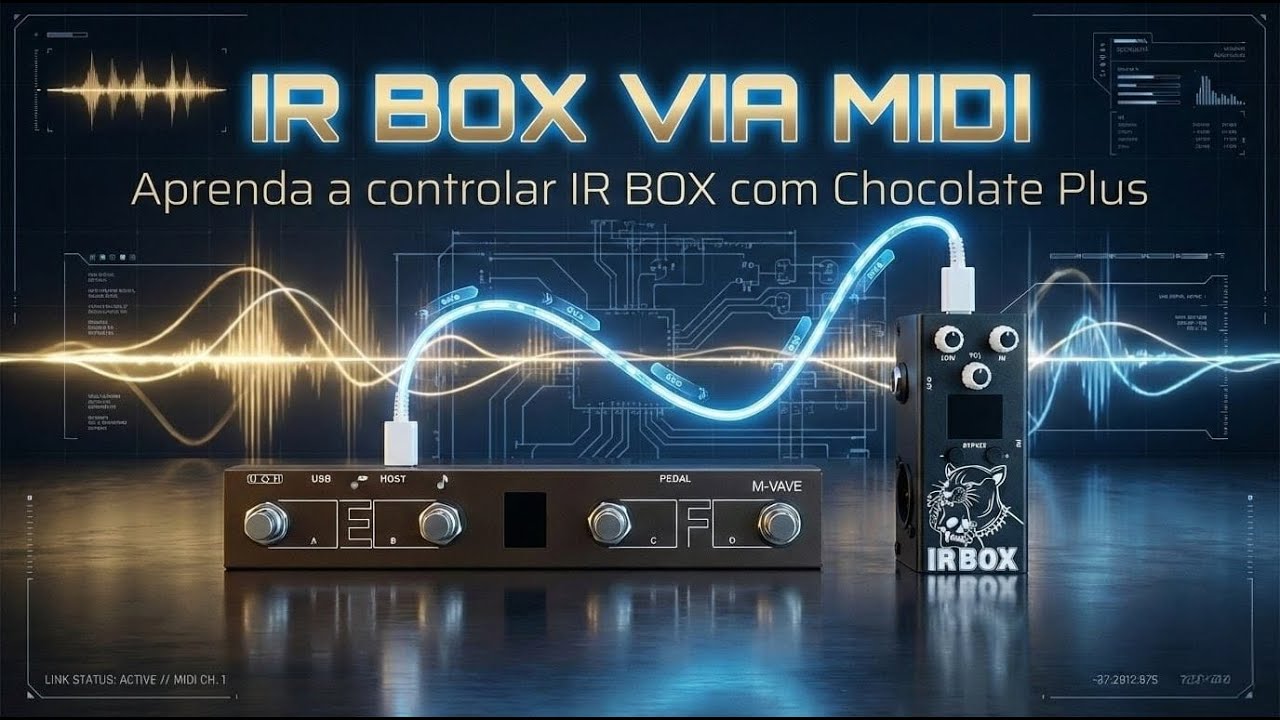 Controlando M-vave IRBOX  com chocolate plus midi