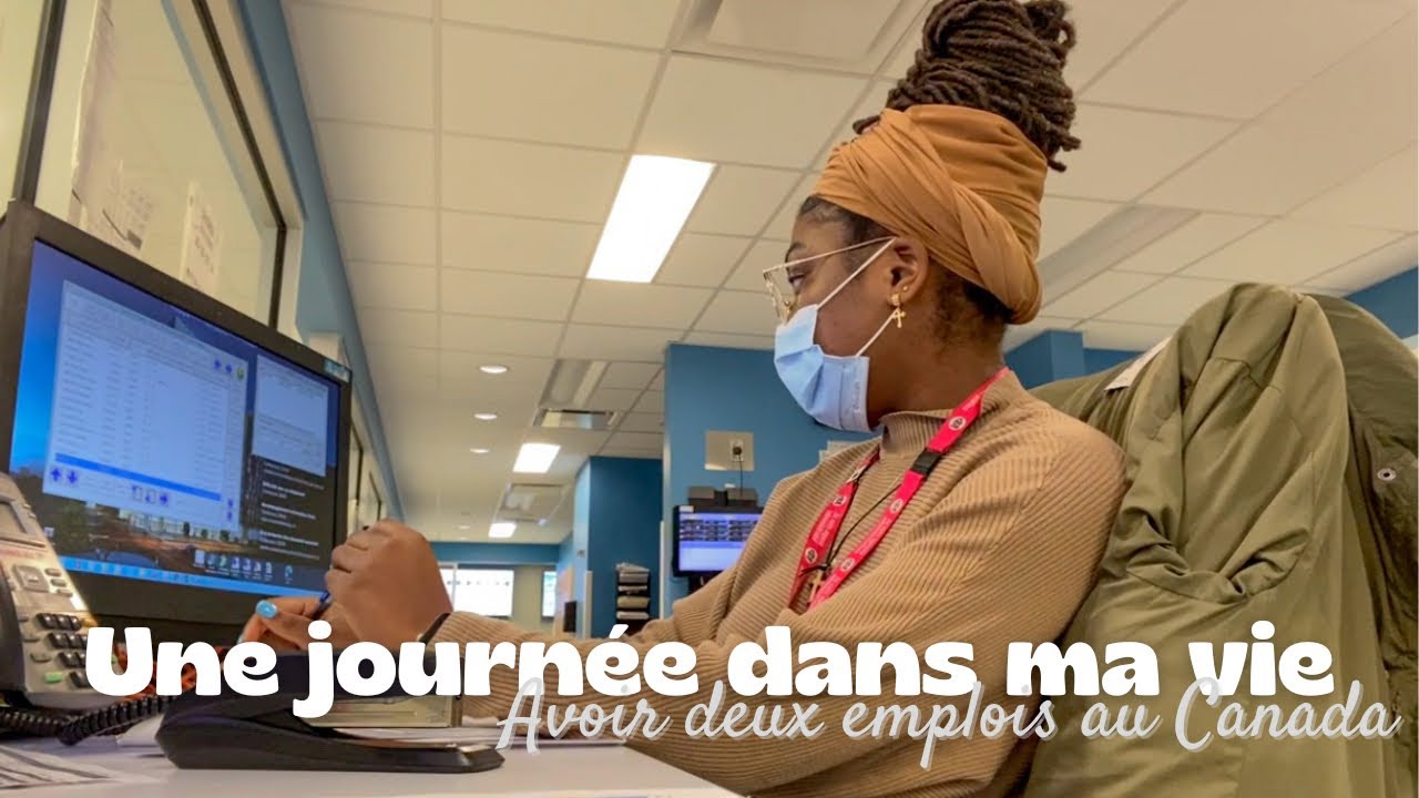 UNE JOURNÉE TRAVAILLANT DEUX EMPLOIS AU CANADA || CANDLE SISTERS