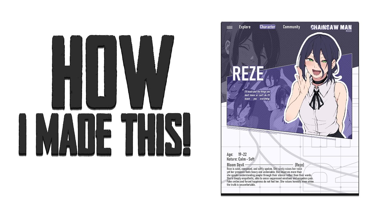 Create a STUNNING Anime Character Card in 10 Minutes