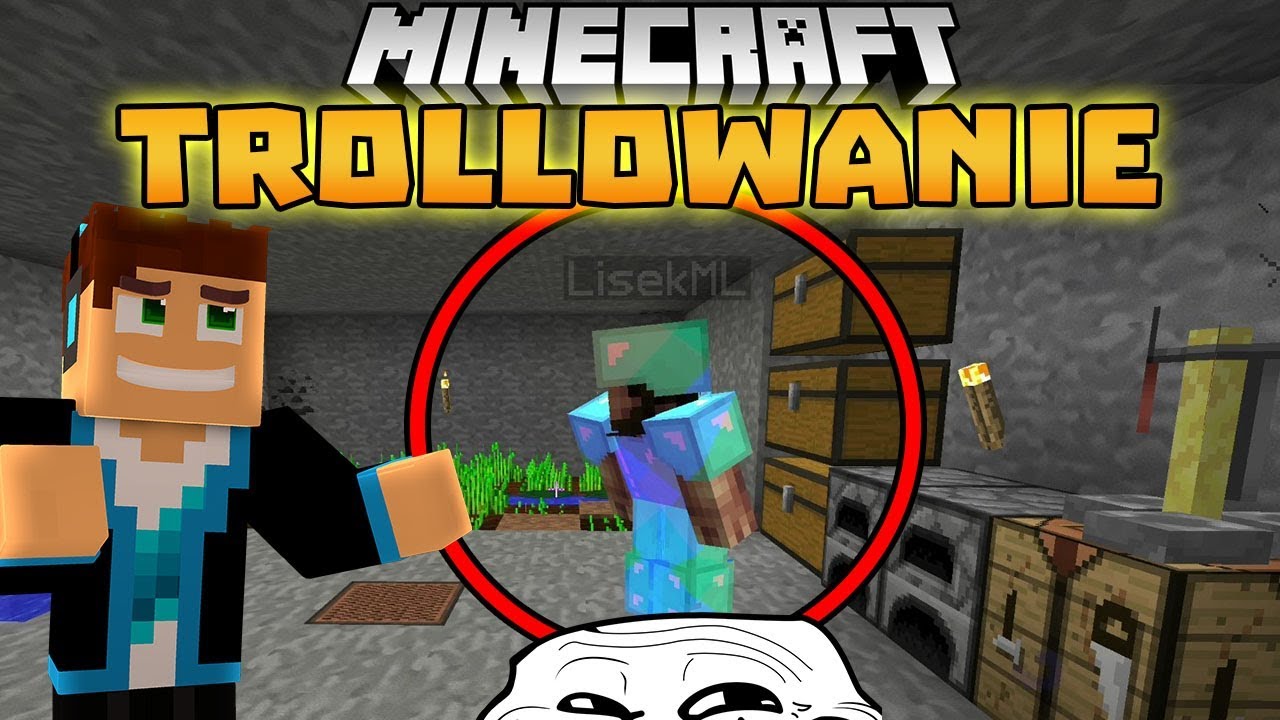 MINECRAFT TROLLOWANIE - SZALONY GRACZ?! (#41) | Vertez