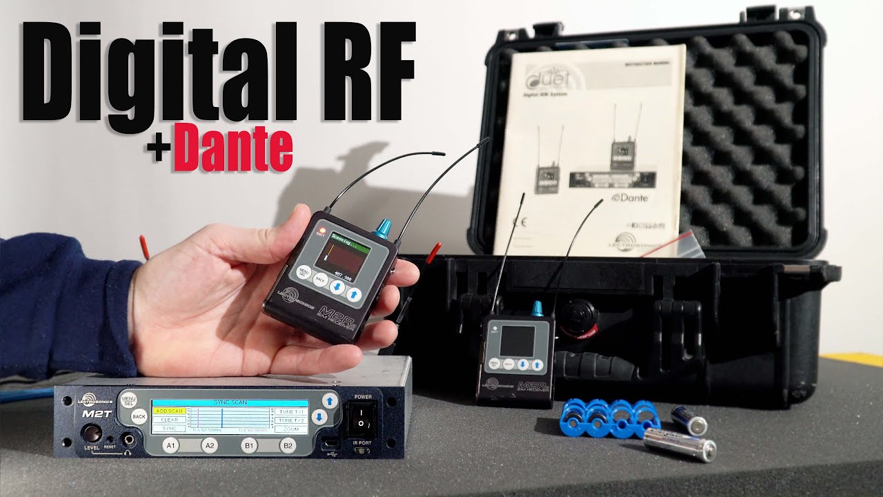 Reference Quality In Ear Monitors? Digital RF + Dante Audio - Lectrosonics M2T Demo