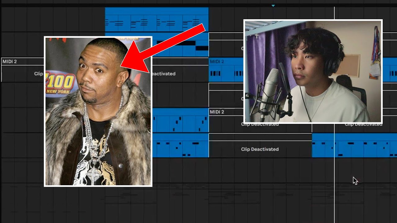 Making a 2000s Timbaland inspired beat (SILENT COOK UP) | Ableton Cook Ups