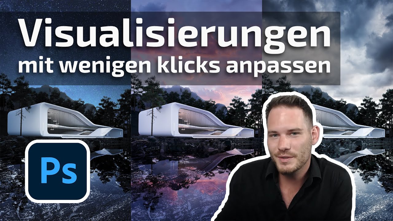 Architekturvisualisierung mit Photoshop in Sekunden verändern | Tipps & Tricks