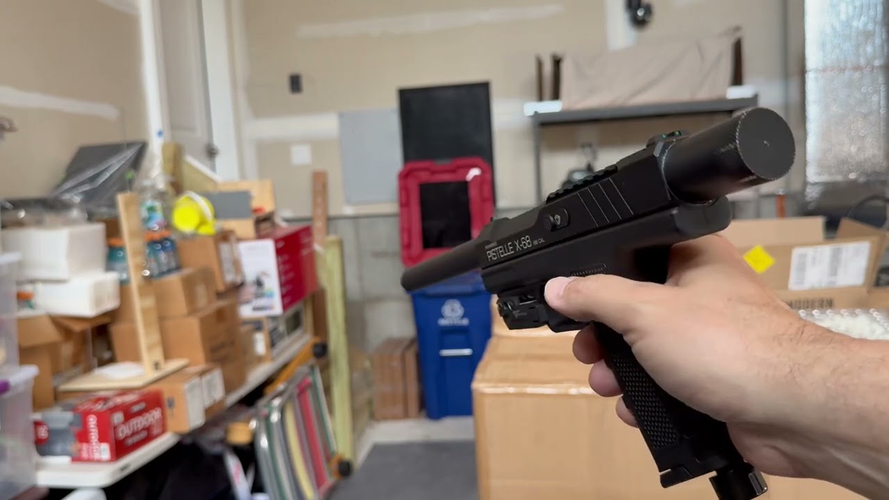 Проведено хронографическое тестирование пистолета Pistelle X-68. Результат: правильный выбор снар...