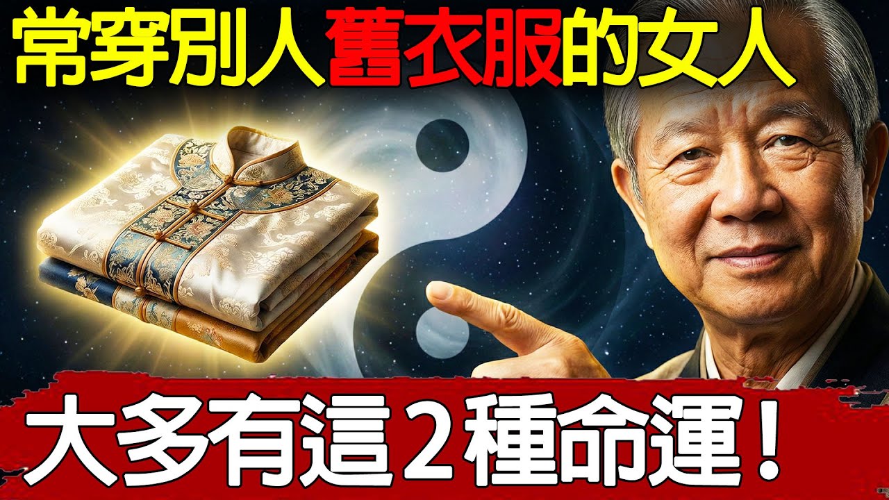 曾仕強：女人穿衣藏著驚人風水！經常穿別人舊衣服的女人，大多都是這2種命運！#曾仕強 #人生智慧 #命理 #哲學 #易經 #正能量