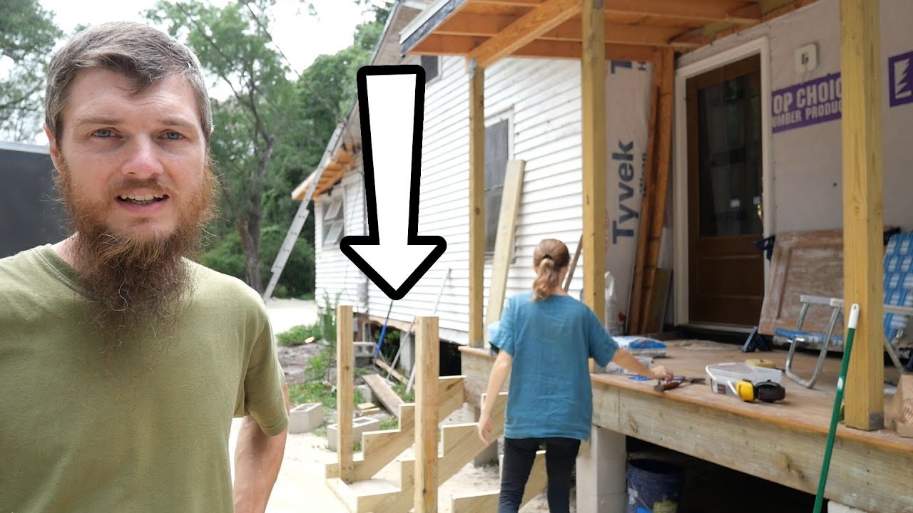 We Finally Have Porch Steps!