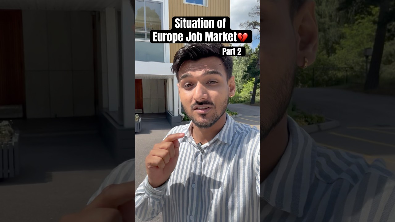 Part 2 || Reality of Europe Job Market💔 #sweden #europe #travel #traveller #job #vlog #informative