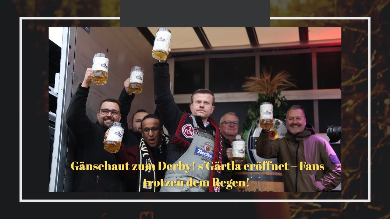 Gänsehaut zum Derby! s’Gärtla eröffnet – Fans trotzen dem Regen!