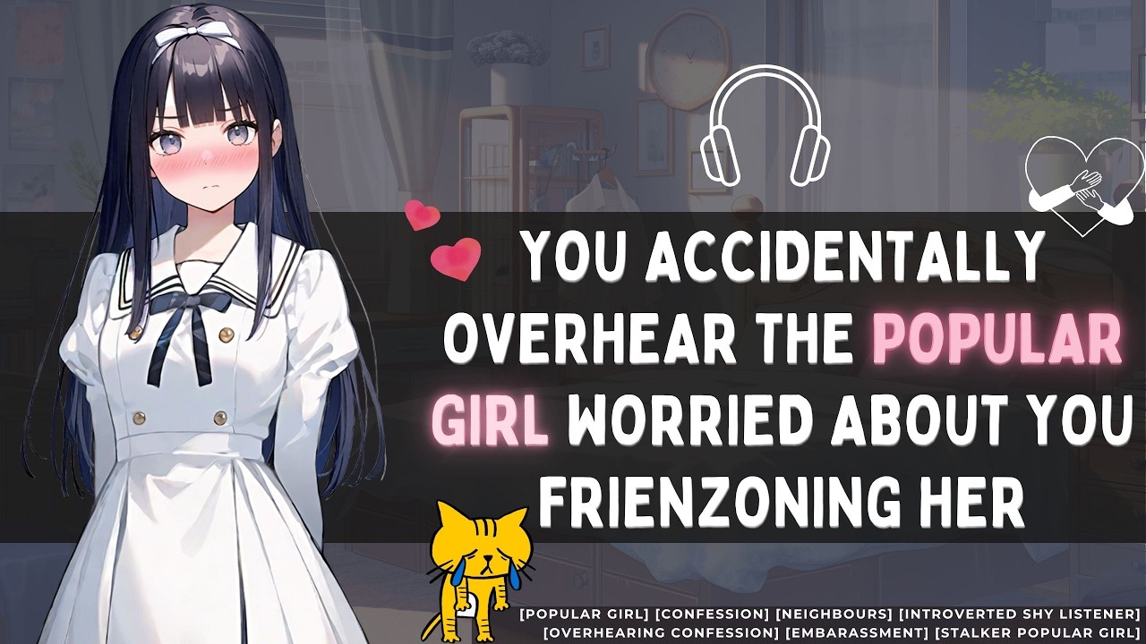 [Your Popular Girl Stalker Is Worried You Friend-zoned Her] //F4M//Voice acting//Roleplay