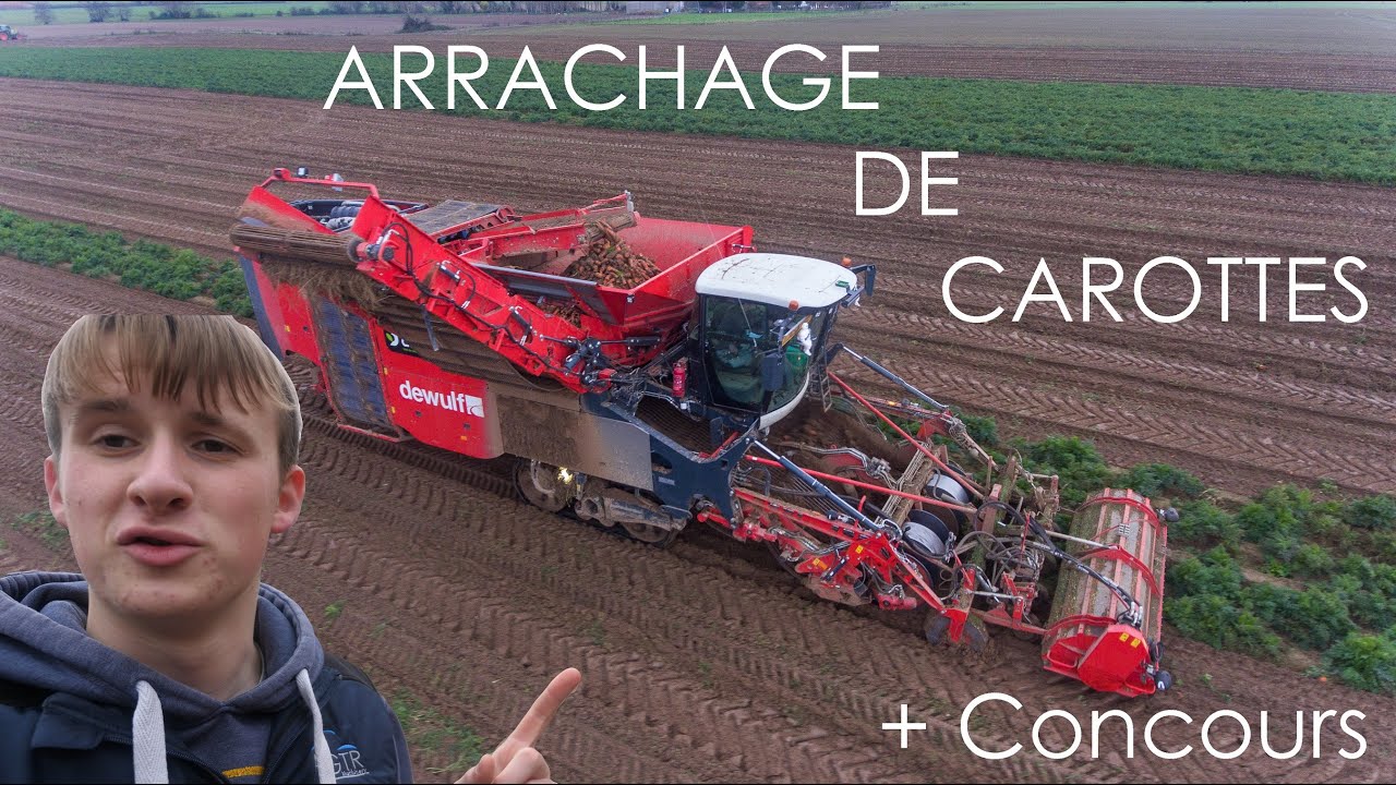 Une AUTOMOTRICE à l'arrachage de CAROTTES ! 🥕