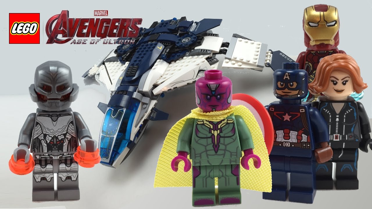 LEGO Avengers Age of Ultron Quinjet Chase review! 76032