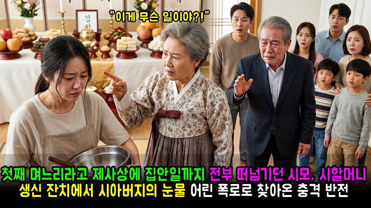 첫째 며느리라고 제사상에 집안일까지 전부 떠넘기던 시모, 시할머니 생신 잔치에서 시아버지의 눈물 어린 폭로로 찾아온 충격 반전 | 반전사연 | 감동사연 | 노후사연 | 막장사연