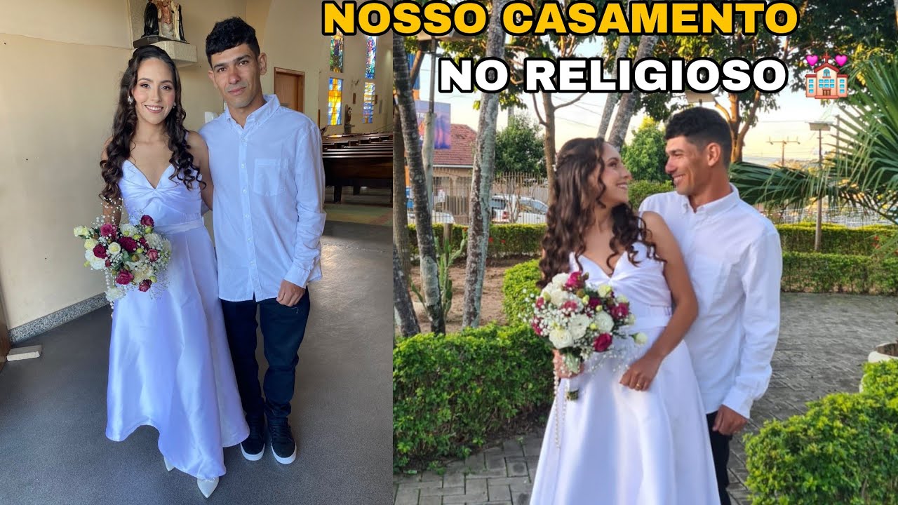 OBRIGADA MEU DEUS 🙏👨‍👩‍👧NOSSO CASAMENTO NO RELIGIOSO 💒+ Almoço em família e amigos