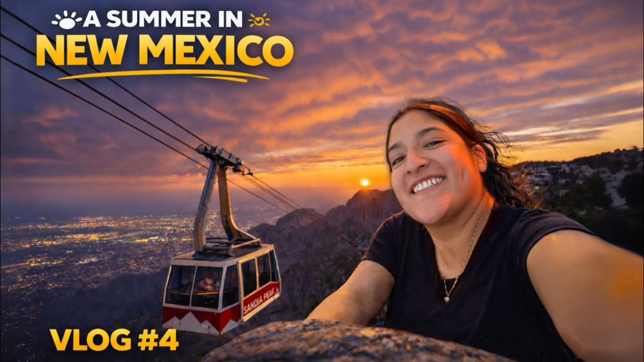 Unforgettable Sunset at Sandia Peak  (A SUMMER IN NEW MEXICO - Vlog 4)