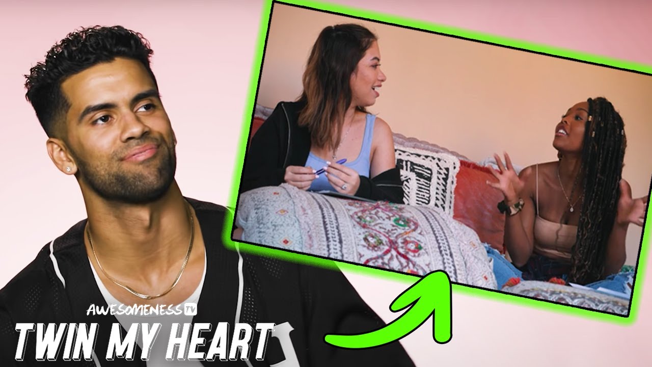 Nate Wyatt REACTS to Awkward Moments on Twin My Heart Season 3 | AwesomenessTV