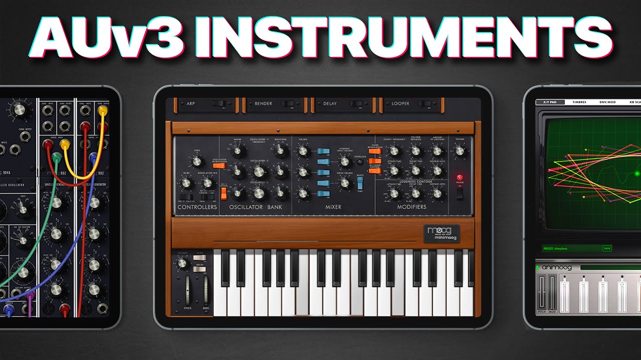 Руководство для начинающих по Logic Pro для iPad — AUv3 Instruments
