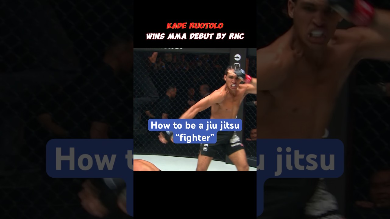 Kade Ruotolo MMA debut | Being a jiu jitsu fighter