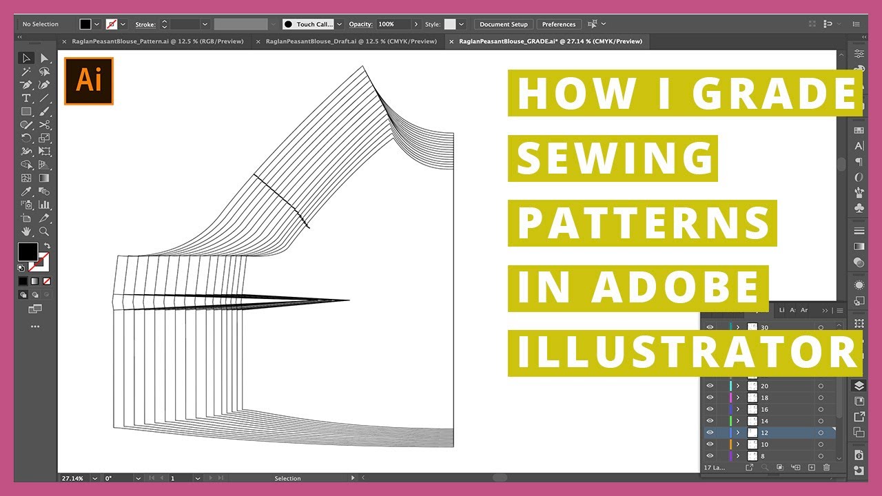 Как я оцениваю выкройки с помощью Adobe Illustrator