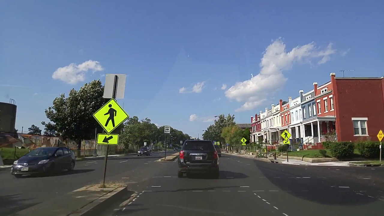 Driving from Washington DC to Silver Spring,Maryland