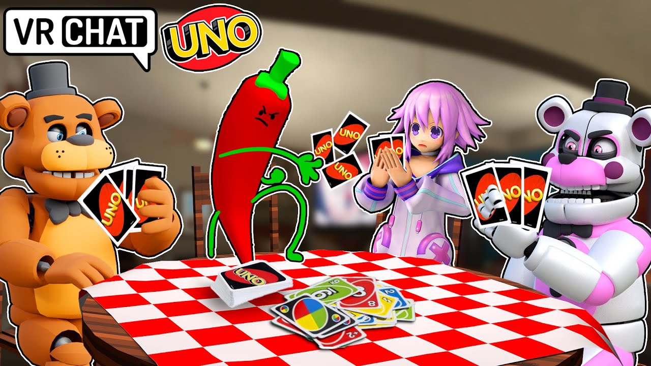 Freddy and Funtime Freddy Play UNO VRCHAT with Mr Pepper and RAGE