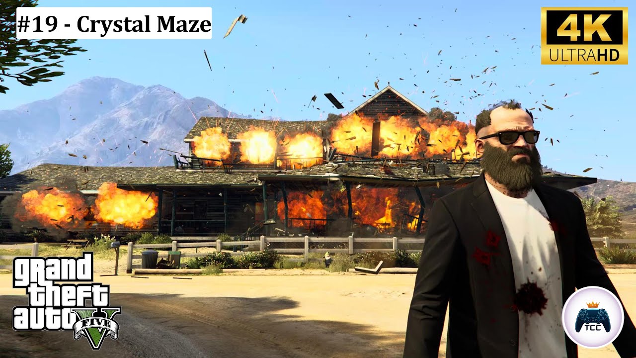 [4K 60FPS] Crystal Maze - Mission #19 (Gold Medal 100%) | GTA V | PS5 | TCC