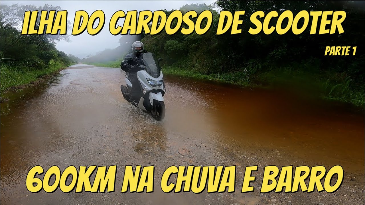 Ilha do Cardoso de Scooter | Viagem de Nmax 160