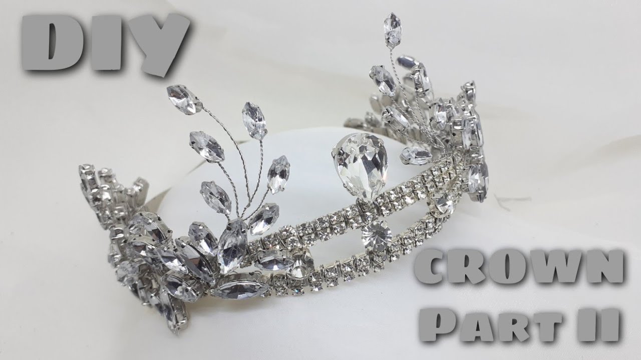 DIY crown PART II | Tutorial how to make a crown / cara membuat mahkota pengantin yang mewah