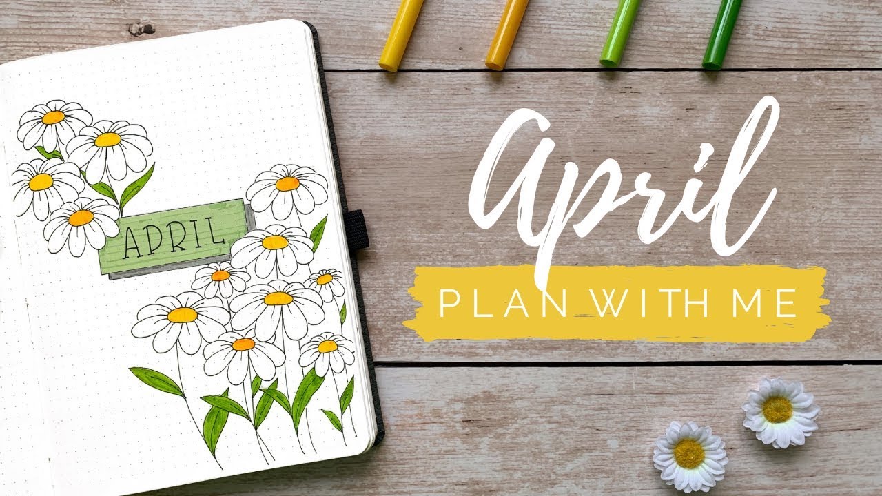 April 2019 Bullet Journal Setup | Plan With Me | BUJOANDCOOKIES