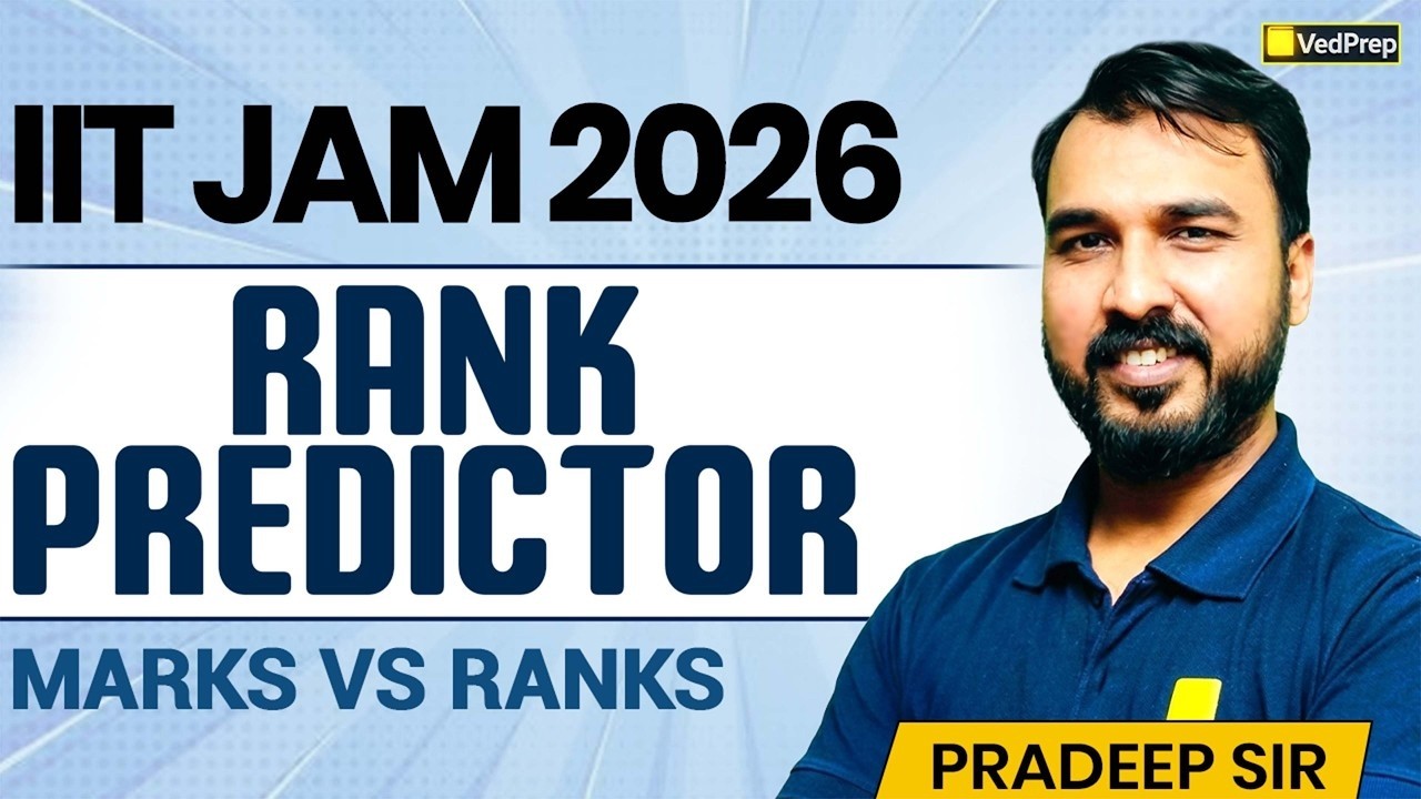 IIT JAM 2026 Rank Predictor | Marks vs Rank Analysis | Expected Rank Calculator | Chem Academy
