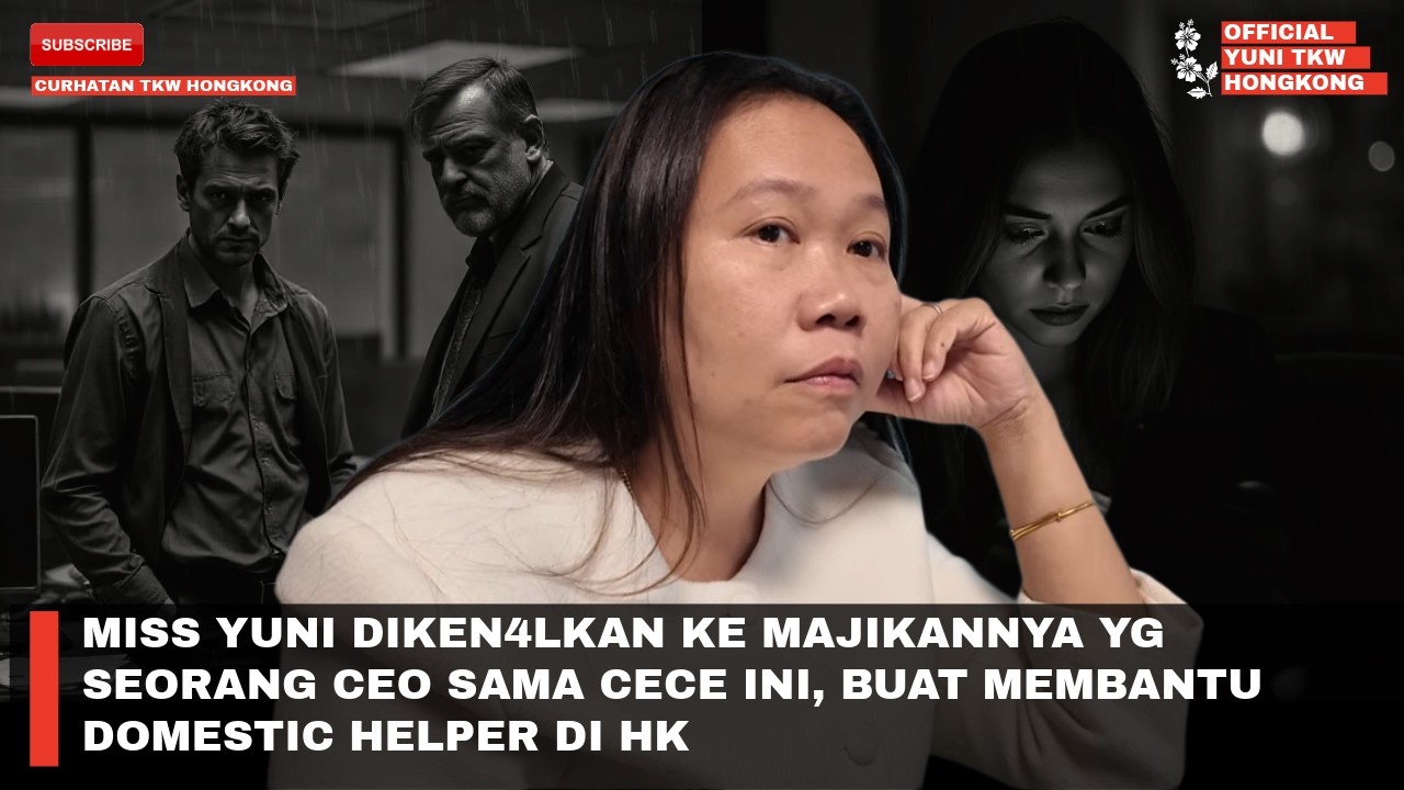 MISS YUNI DIKEN4LKAN KE MAJIKANNYA YG SEORANG CEO SAMA CECE INI, BUAT MEMBANTU DOMESTIC HELPER DI HK