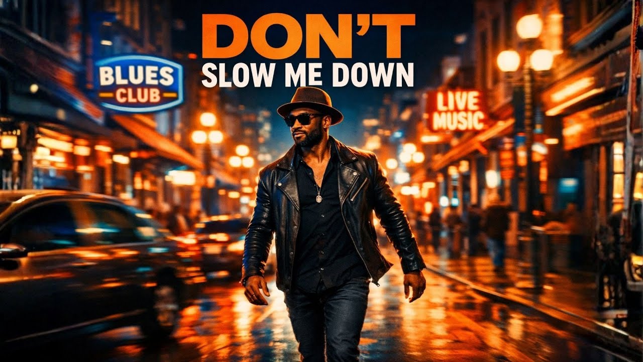 Don’t Slow Me Down – Upbeat Funk Blues Rock | American Radio Style