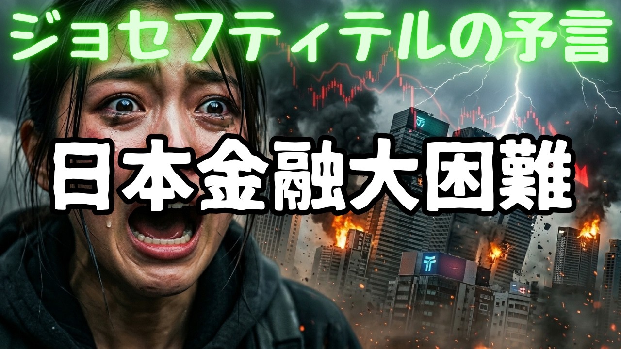 【ジョセフ・ティテルの予言】⚠️【日本崩壊の引き金】※緊急警告※ ついに始まった金融封鎖と市場大暴落の正体。⚠️サイキック予言