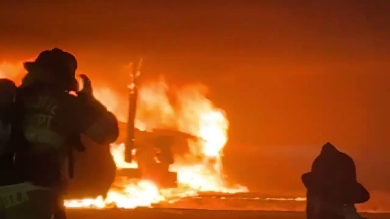 Charlotte Fire Battles Intense Parking Deck Blaze