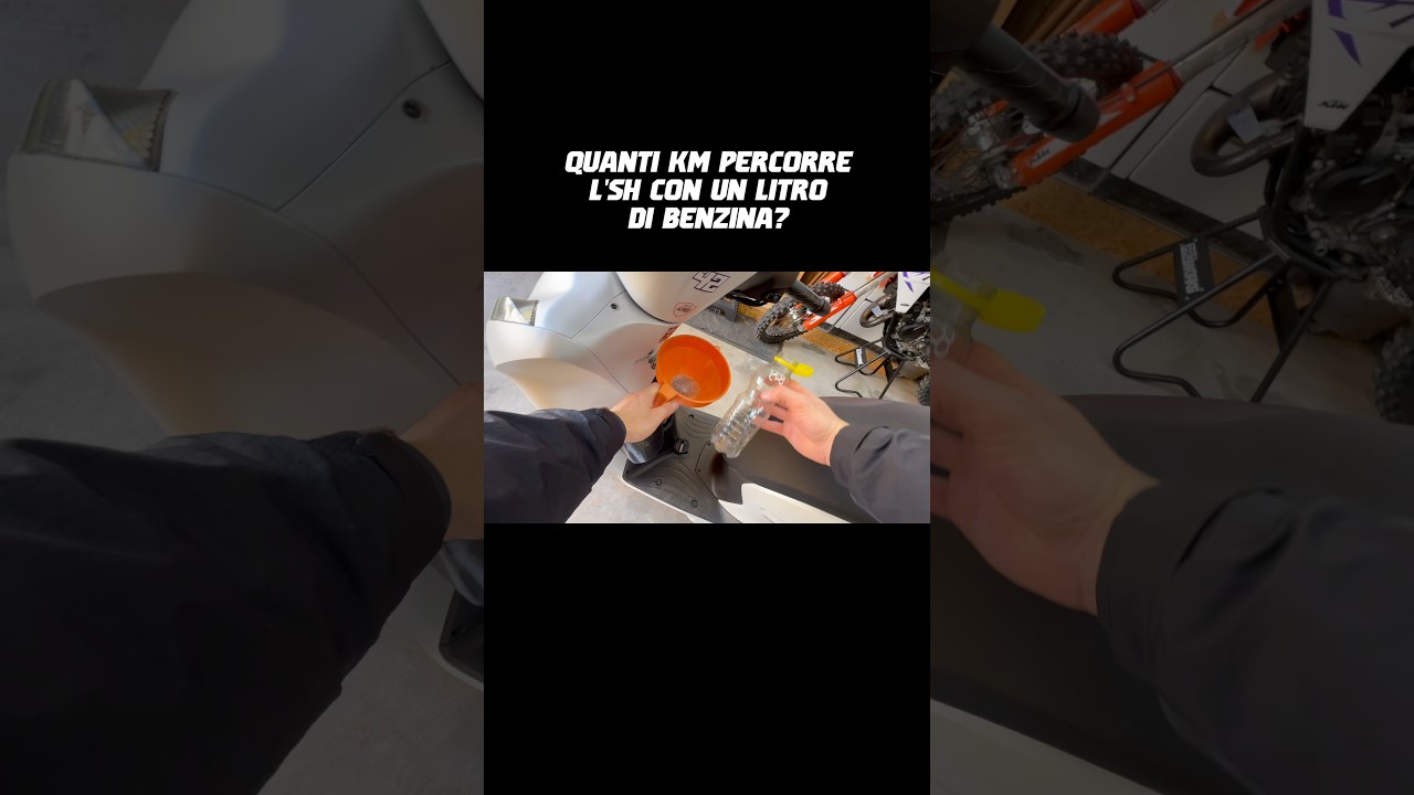 Quanti Km percorre un Sh con litro di benzina? ⛽️