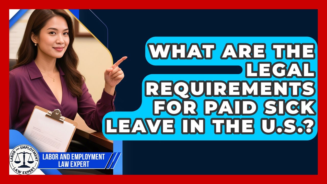 What Are the Legal Requirements for Paid Sick Leave in the U.S.?