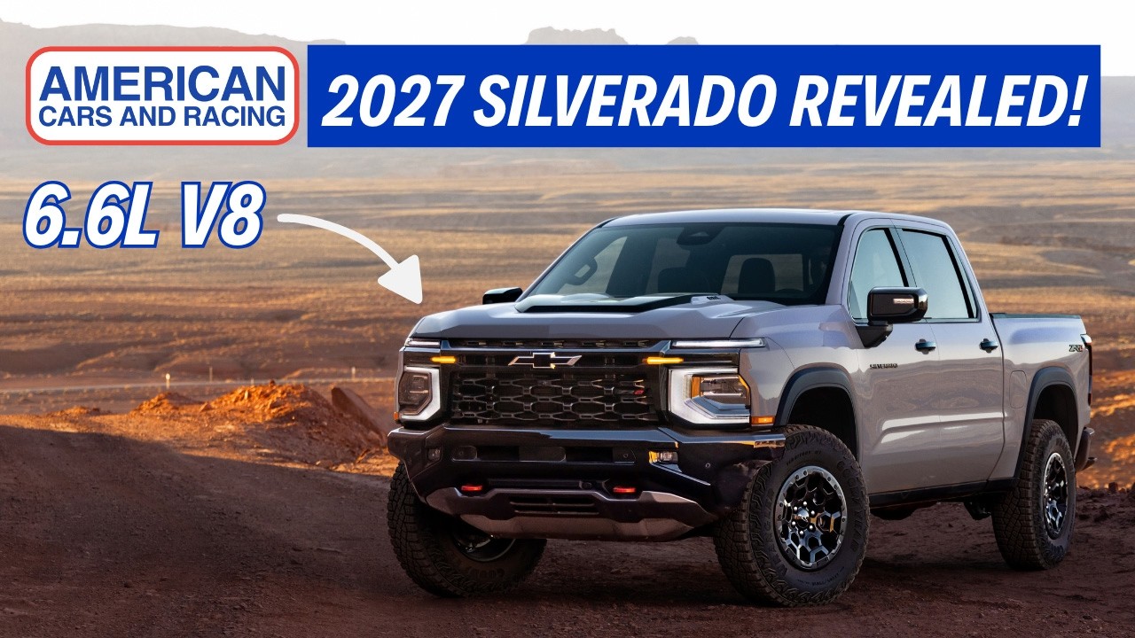 Представлен Chevrolet Silverado 2027 года с двумя новыми двигателями V8.