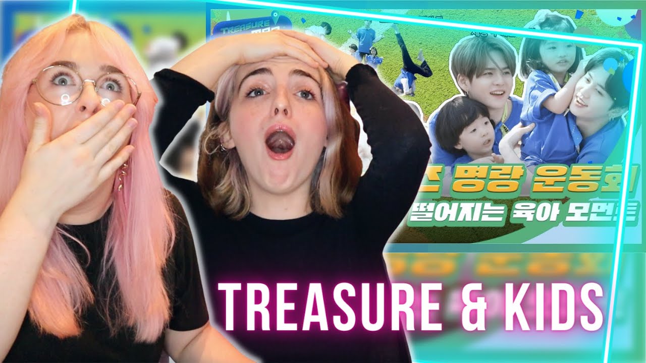 TEUMES React to TREASURE MAP Episode 47 (treasure + sports + kids = the best) | Hallyu Doing