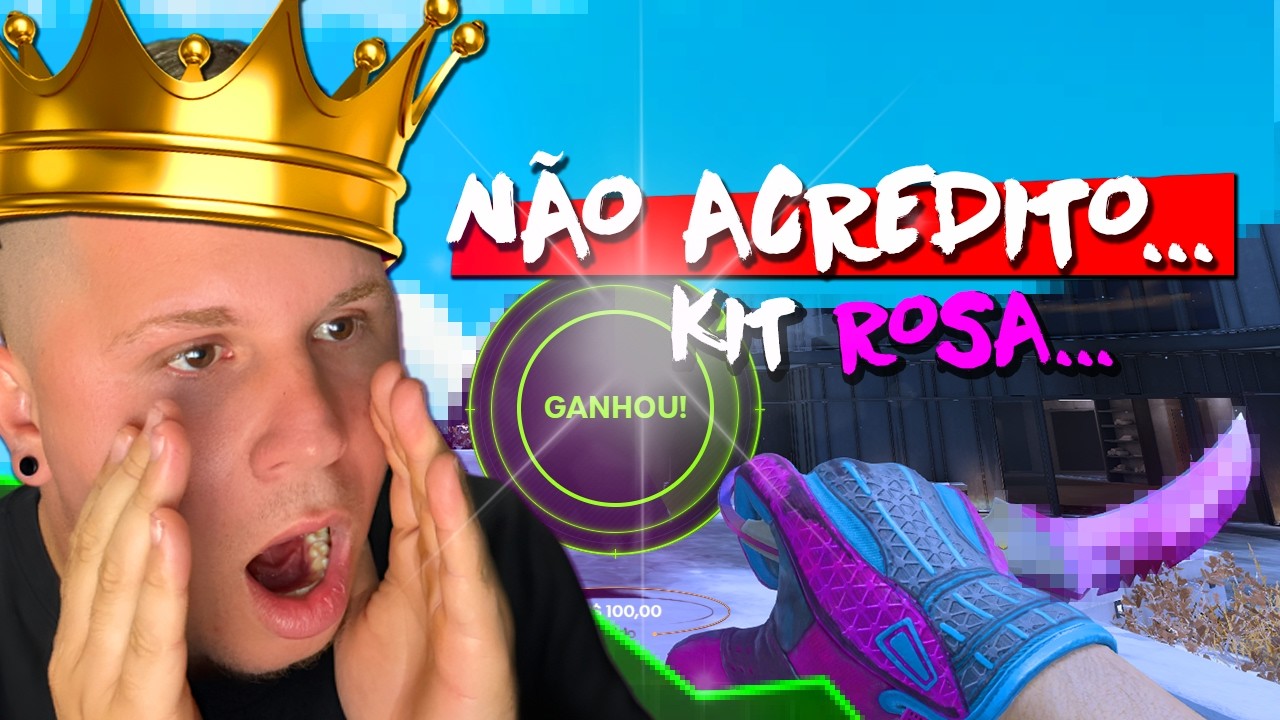 Irmão, não da pra acreditar... MONTEI UM INVENTÁRIO ROSA de CS 2 em 2026 (skins perfeitas)