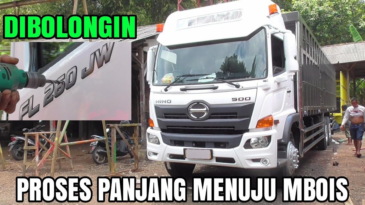 Proses Panjang Menuju Mbois, Seminggu Berlalu Tronton Hino Baru Siap Meng Aspal