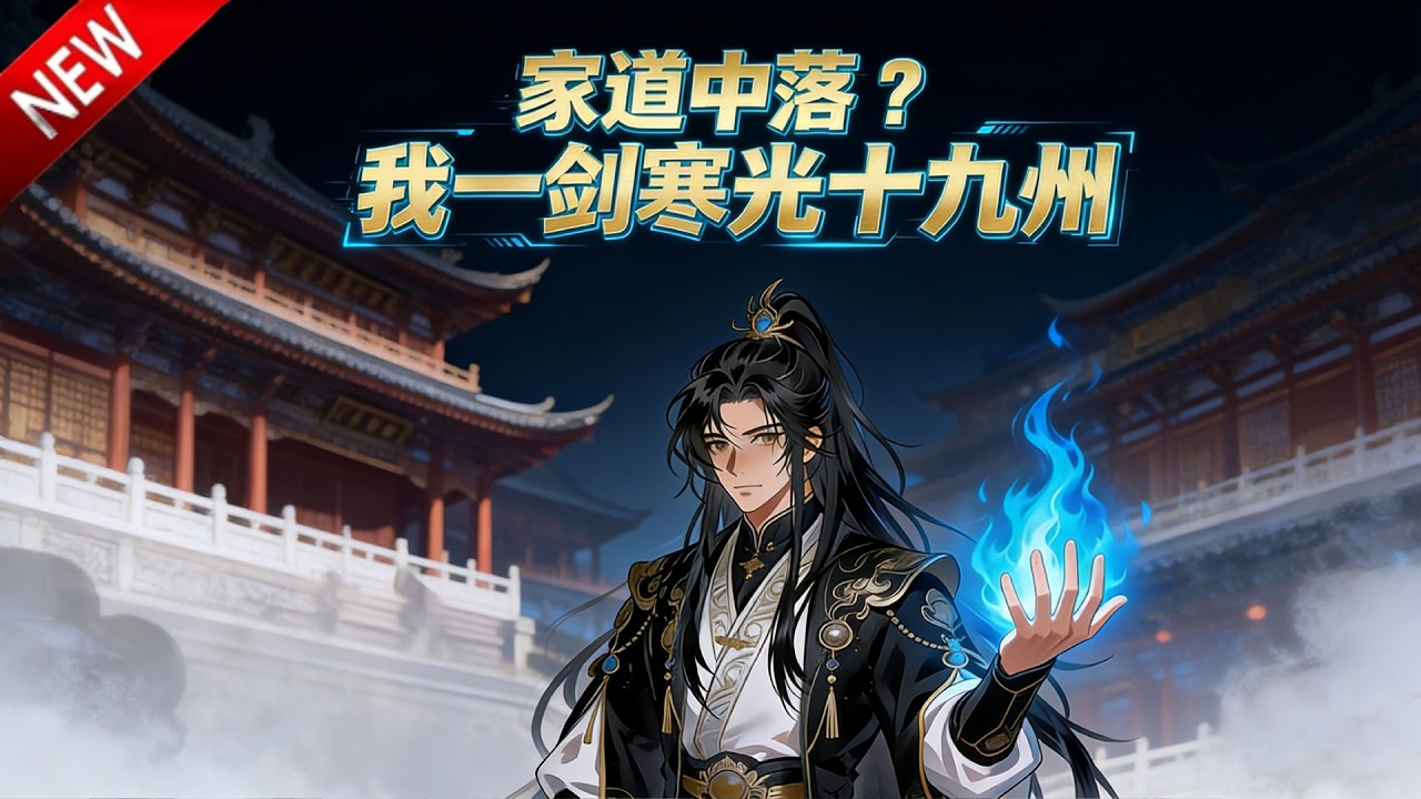 💥【新番上线】曾出现过剑仙的顾家，虽家道中落，但依旧藏有能提升修为和暗藏剑意的洗剑池，为争夺剑池，对顾家展开围剿...《家道中落？我一剑光寒十九州》全集 Multi SUB #热血 #漫剧 #动漫魔女