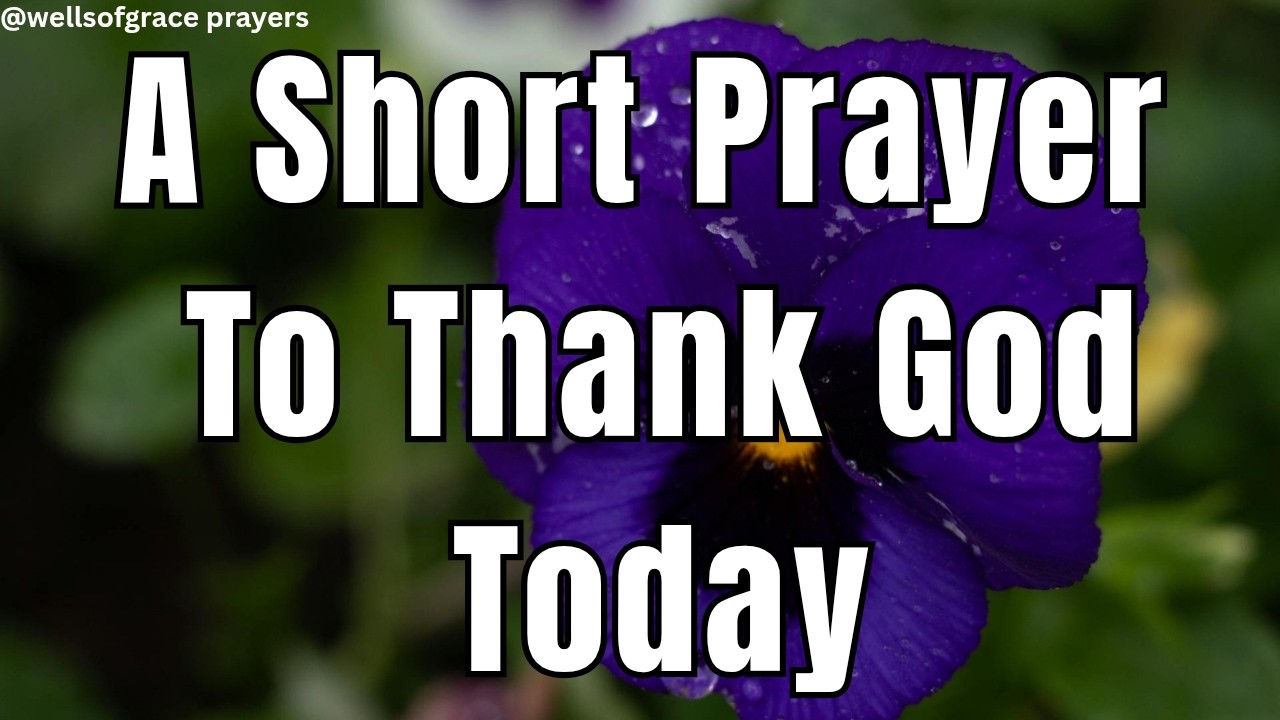 Prayer To Start Your Day With For God's Guidance & Protection| A Short Morning Prayer.