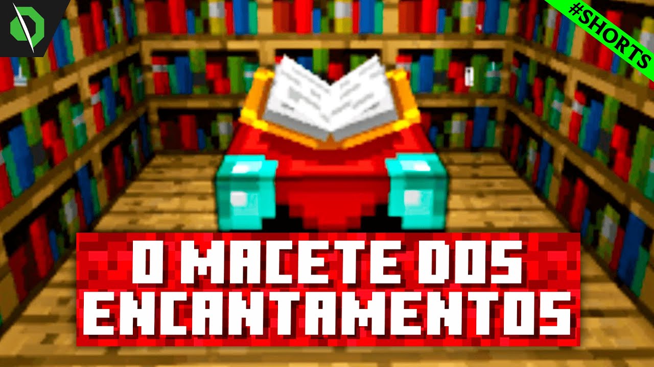 Revelei o segredo dos encantamentos do Minecraft #Shorts