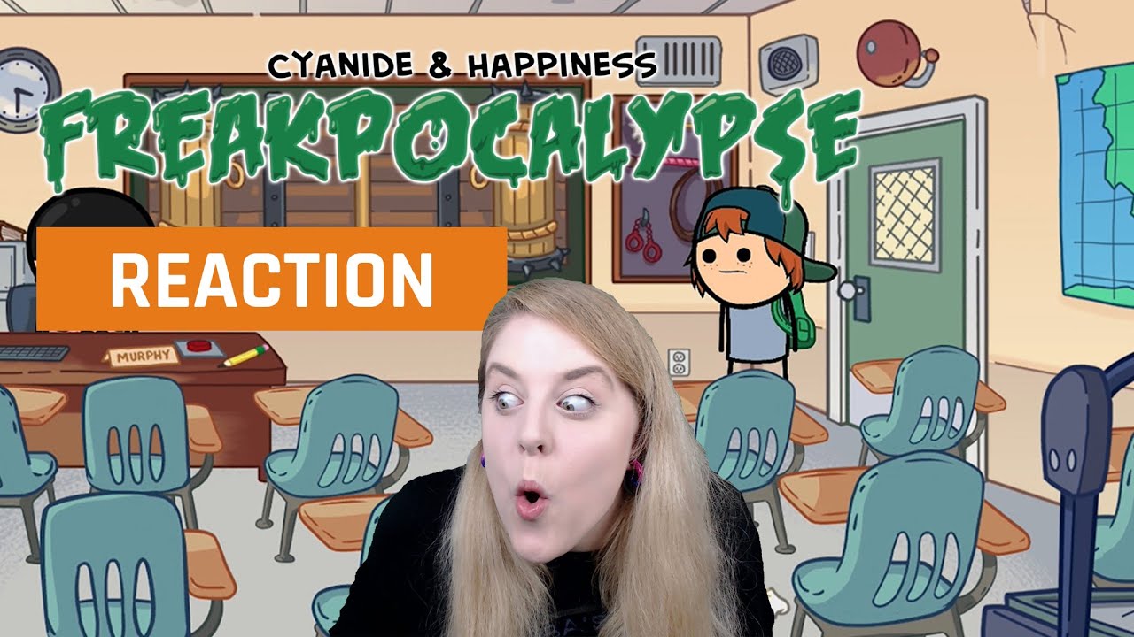 My reaction to the Cyanide and Happiness: Freakpocalypse Trailer | GAMEDAME REACTS